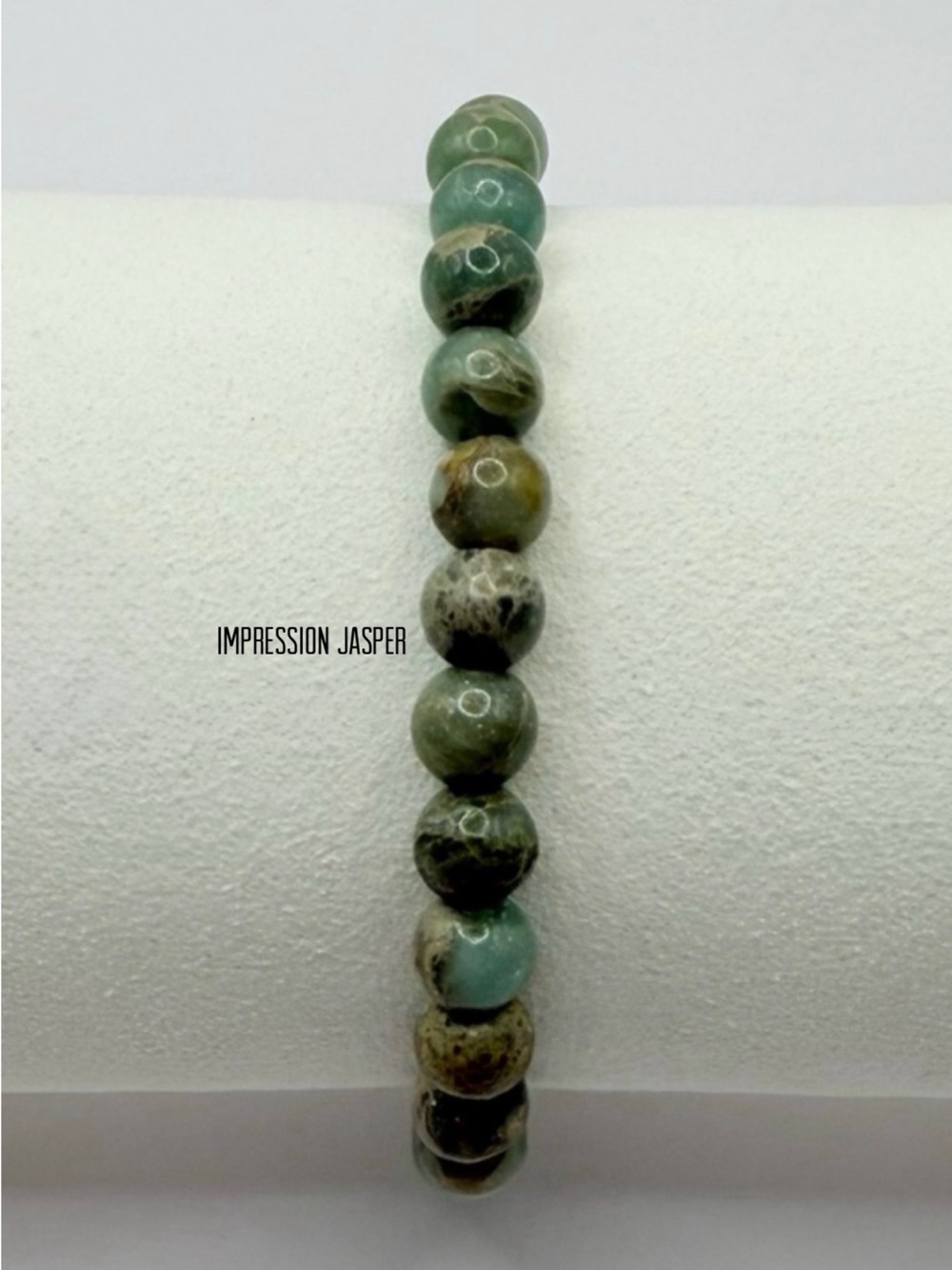 Emotional Healing impression Jasper Semi-Precious Bead Meaning Bracelet